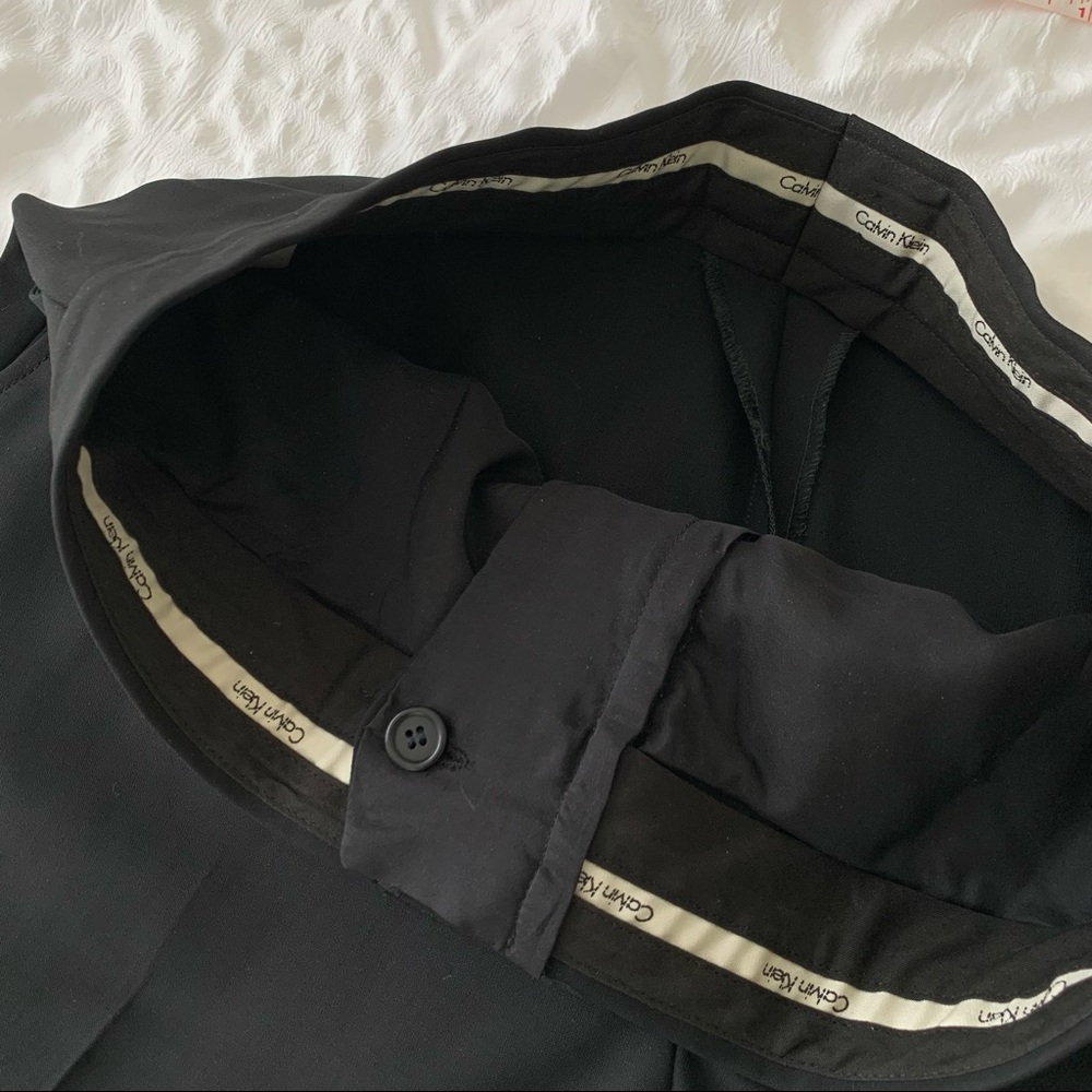 Vintage Calvin Klein Collection Wide Leg Pants Italy - Picture 12 of 13